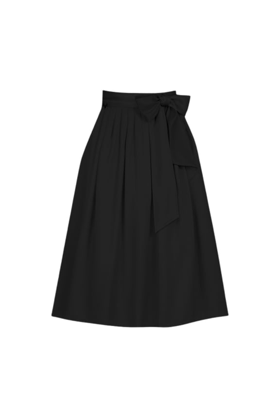 Women's Oktoberfest Skirt With Bow Tie Waistband Adjustable Apron Style Half Wrap Party Accessory