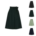 thumbnail image 1 of Women's Oktoberfest Skirt With Bow Tie Waistband Adjustable Apron Style Half Wrap Party Accessory, 1 of 8