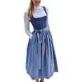 Women's Oktoberfest Traditional Bavarian Dirndl Dress with Apron ...