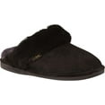 thumbnail image 1 of Women's Old Friend Scuff Slipper Black/Grey Leather 7 M, 1 of 8