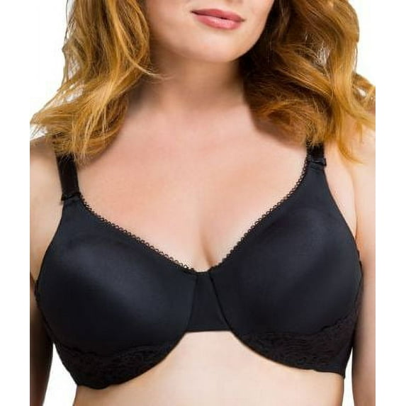 Women's Olga 35063 Luxury Lift Underwire Bra (Black 38C)