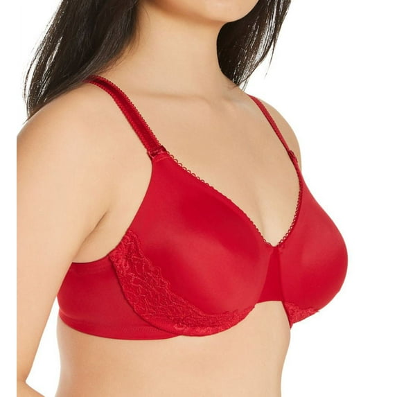 Women's Olga 35063 Luxury Lift Underwire Bra (Classic Red 42DD)