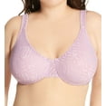 thumbnail image 1 of Women's Olga 35519 Lace Sheer Leaves Underwire Minimizer Bra (Mauve Shadows 40D), 1 of 2