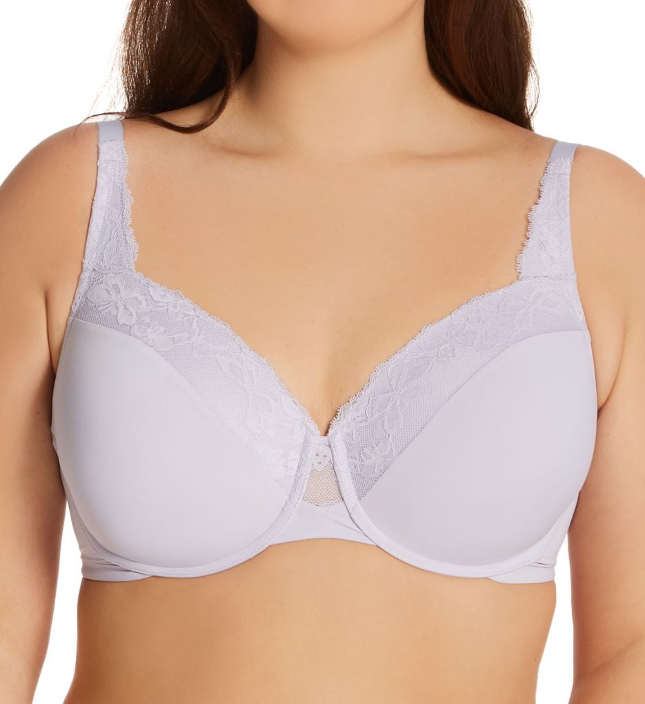 Women's Olga GF7961A Cloud 9 Lace Underwire Contour Bra (Thistle 42DD