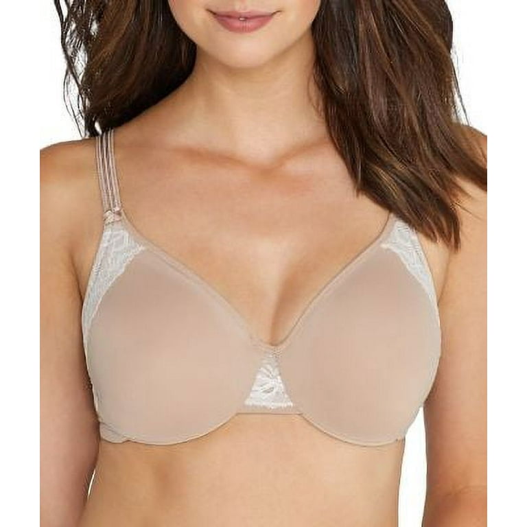 Women's Olga GI8961A Cloud 9 Underwire 2-Ply Minimizer Bra (Toasted Almond  44C) 