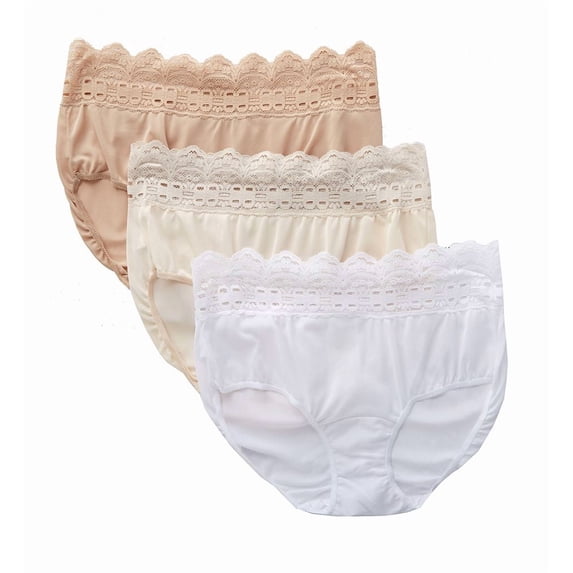 Women's Olga® by Warner's® 3-pack Secret Hug Hipster Panty Set 0913J3 Color: Pink Blush Asst Size: 6