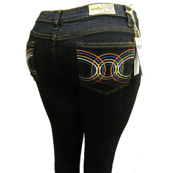 Women's Omega Skinny Stretch Jeans- Diva Circle Transition 7, 3