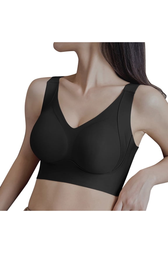 Women's One Fab Fit Underwire Bra - Demi T-Shirt Convertible Bra, 5-Way Straps, Seamless Smooth Fabric, Nylon Elastane, Full Coverage Support