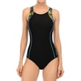 thumbnail image 1 of Women's One Piece Athletic Racerback Swimsuit Slimming Bathing Suit, 1 of 7