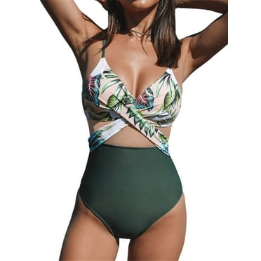 Women's One Piece Bandage Monokini Bikini Push-up Swimsuit Bathing Suit Swimwear Beachwear