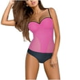 thumbnail image 1 of Women's One Piece Swimsuit Mesh Transparent Suspender Sexy Swimsuit Bathing Suit for Women, 1 of 3