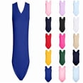 thumbnail image 1 of SGMVNU Girls’ Solid V-Neck Sleeveless One-Piece Swimsuit Kids Swimwear for Beach Pool Size: 5-6 Years Dark Blue, 1 of 4