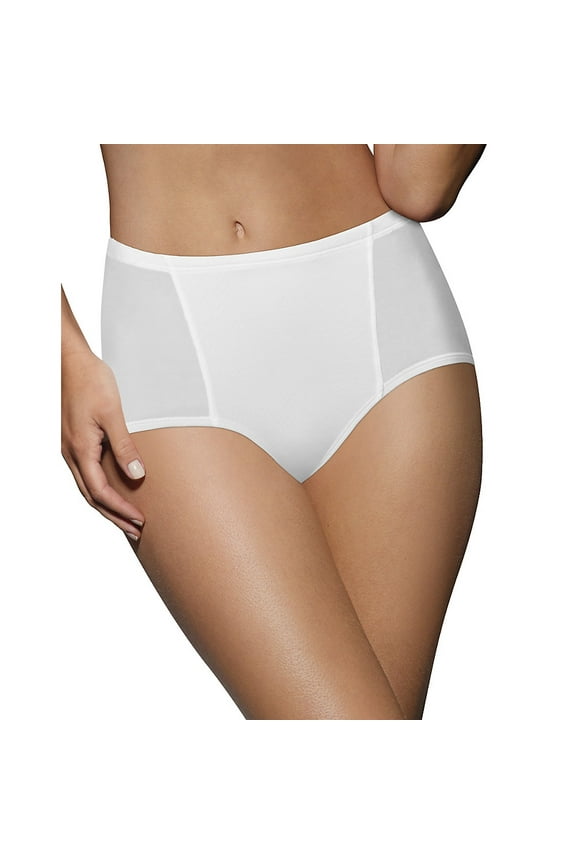 Women's One Smooth U Simply Smooth Brief Panty, Nude, Medium/6