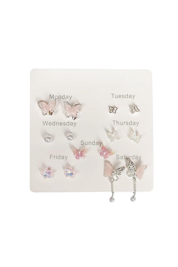 Women's One Week Earring Set Clearance