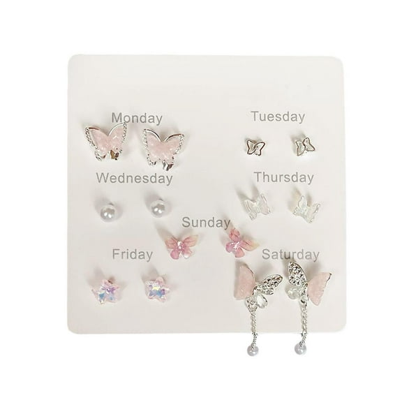 Women's One Week Earring Set Clearance