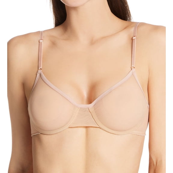 Women's Only Hearts 1409A Italian Net Underwire Bra (Buff S)