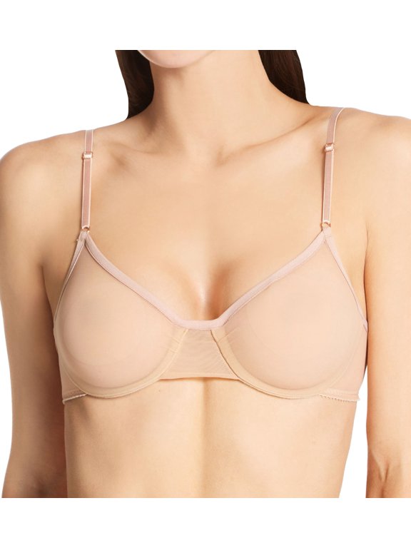 Women's Only Hearts 1409A Italian Net Underwire Bra (Buff S)