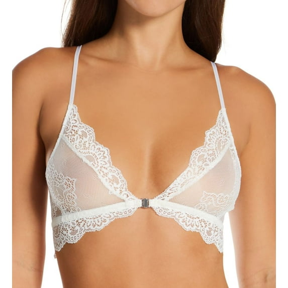 Women's Only Hearts 1416 So Fine Lace Bralette (Cream L)