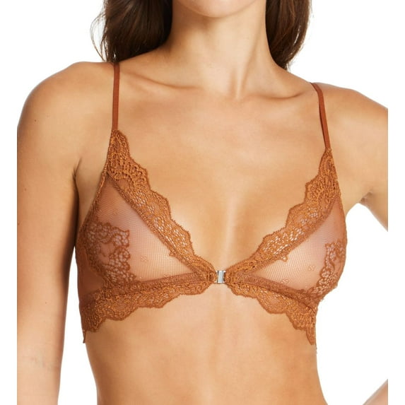 Women's Only Hearts 1416 So Fine Lace Bralette (Fox M)