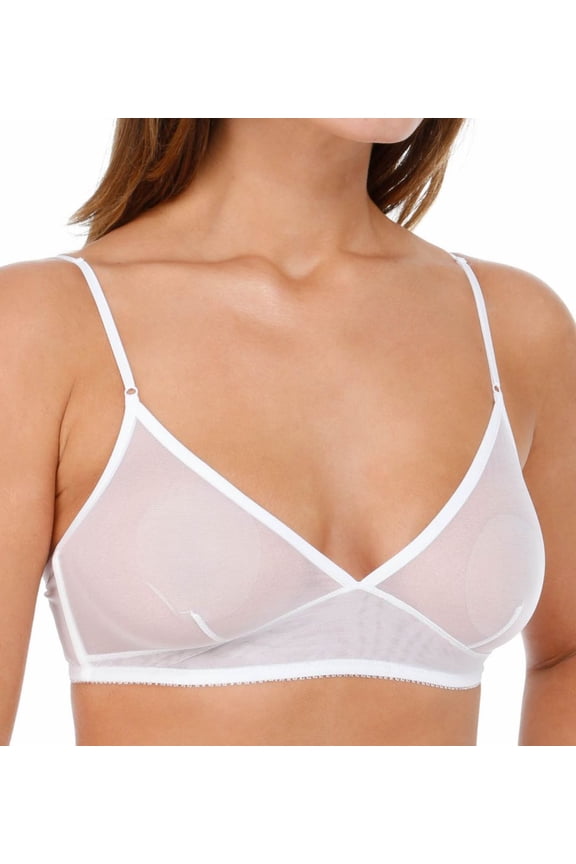 Women's Only Hearts 1417A Whisper Retro Bralette (White XS)