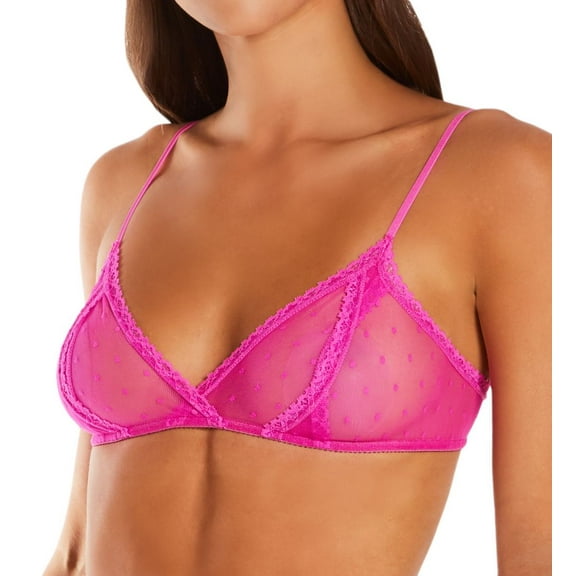 Women's Only Hearts 1607 Coucou Lola Open Seam Bralette (Electric Pink S)