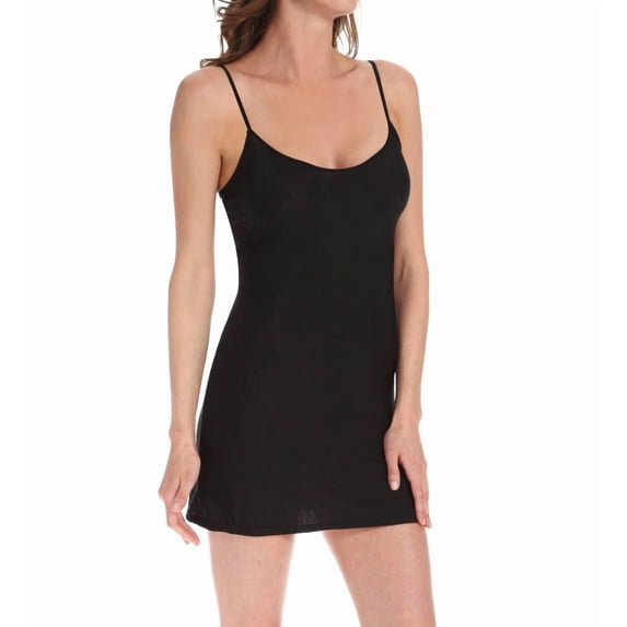 Women's Only Hearts 3372 Second Skins Spaghetti Strap 14 Inch Chemise (Black P/S)