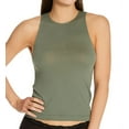 thumbnail image 1 of Women's Only Hearts 46065 Organic Cotton Butterfly Tank (Olive S), 1 of 1