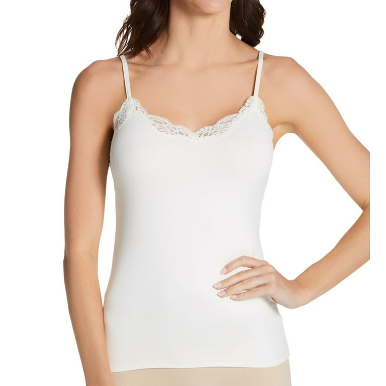 Women's Only Hearts 4917L Delicious Camisole with Adjustable Lace Straps  (Cream L)