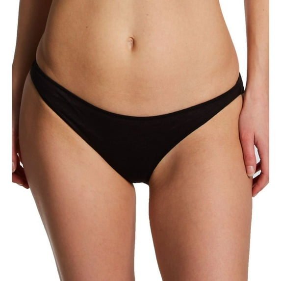 Women's Only Hearts 50848 Organic Cotton Bikini Panty (Black L)