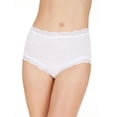 thumbnail image 1 of Women's Only Hearts 50973 Organic Cotton Brief Panty (White M), 1 of 1