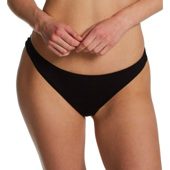 Women's Only Hearts 51163 Organic Cotton Basic Thong (Black M/L)
