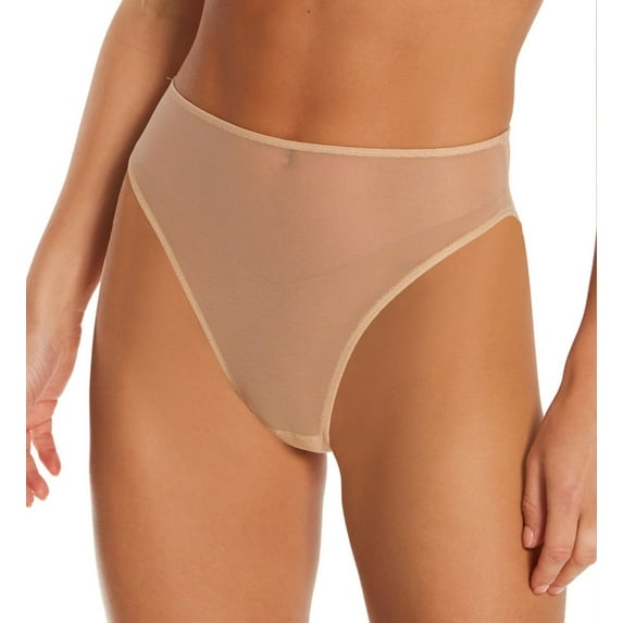 Women's Only Hearts 51626 Whisper High Cut Brief Panty (Buff L)