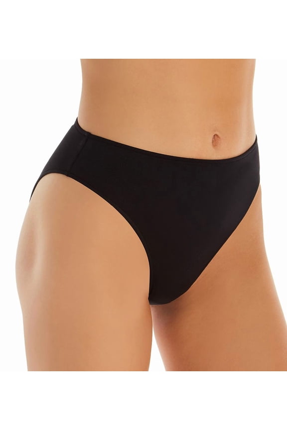 Women's Only Hearts 51666 Delicious High Cut Brief Panty (Black L)
