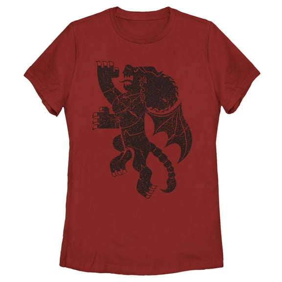 Women's Onward Ancient Manticore Symbol Graphic Tee Red Medium