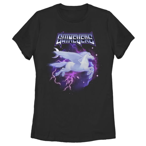 Women's Onward Guinevere Pegasus Graphic Tee Black Medium