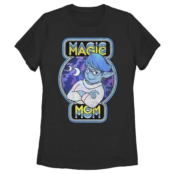 Women's Onward Laurel Magic Mom  Graphic Tee Black Small