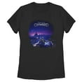 thumbnail image 1 of Women's Onward Movie Sunset Poster Graphic Tee Black Small, 1 of 3