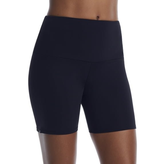 Women's Onzie 2262 High Rise Mini Biker Short (Black M/L)