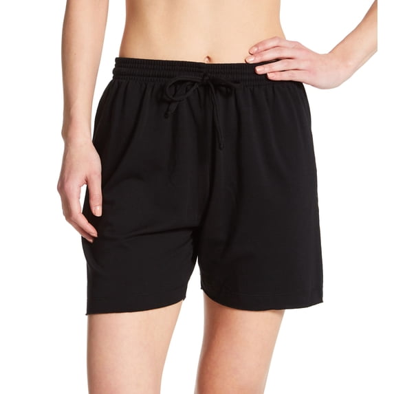 Women's Onzie 2272 P.E. Drawstring Fleece Short (Black M/L)