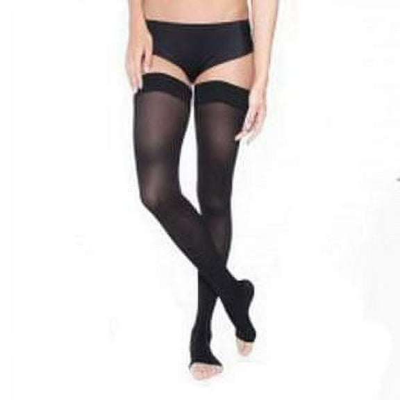 Women's Opaque Thigh-High Extra Firm Compression Stockings