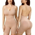 thumbnail image 1 of QSAWXQZ Women's Open Back Bodysuit Shapewear V Neck Adjustable Spaghetti Straps Sleeveless Full Body Shaper Tummy Control 3XL, 1 of 9