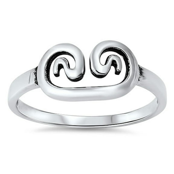 Women's Open Designer Wholesale Ring .925 Sterling Silver Band Jewelry Female Male Unisex Size 9