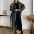 thumbnail image 1 of Women's Open Front Long Cardigan Sweaters (GY2 L), 1 of 3