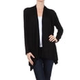 thumbnail image 1 of Women's Open Front Long Sleeve Lightweight Soft Basic Cardigan, 1 of 4