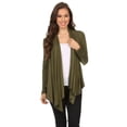 thumbnail image 1 of Women's Open Front Long Sleeve Lightweight Soft Basic Cardigan, 1 of 4