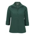 thumbnail image 1 of Women's Open Neck 3/4 Sleeve Poplin Shirt 5040, 1 of 1