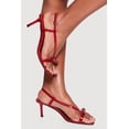 thumbnail image 1 of Women's Open Toe Bow Band Strappy Stiletto Heels, 1 of 3