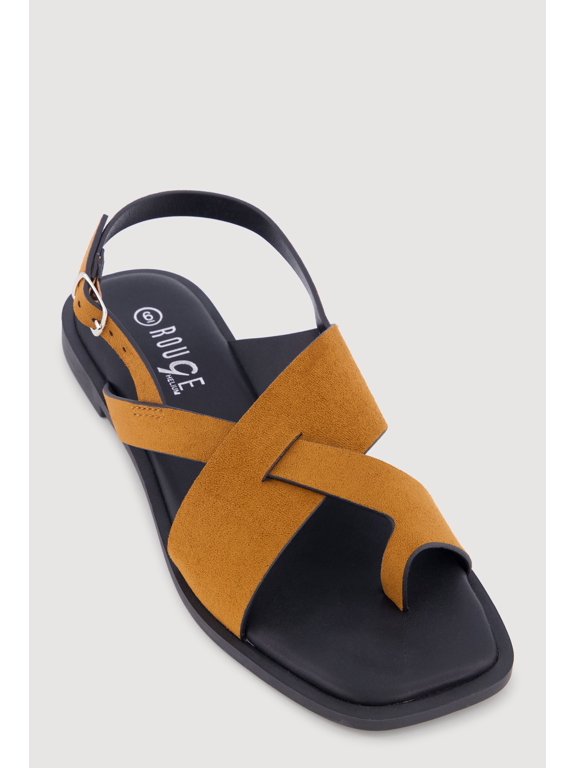 Women's Open Toe Loop Ankle Strap Sandals