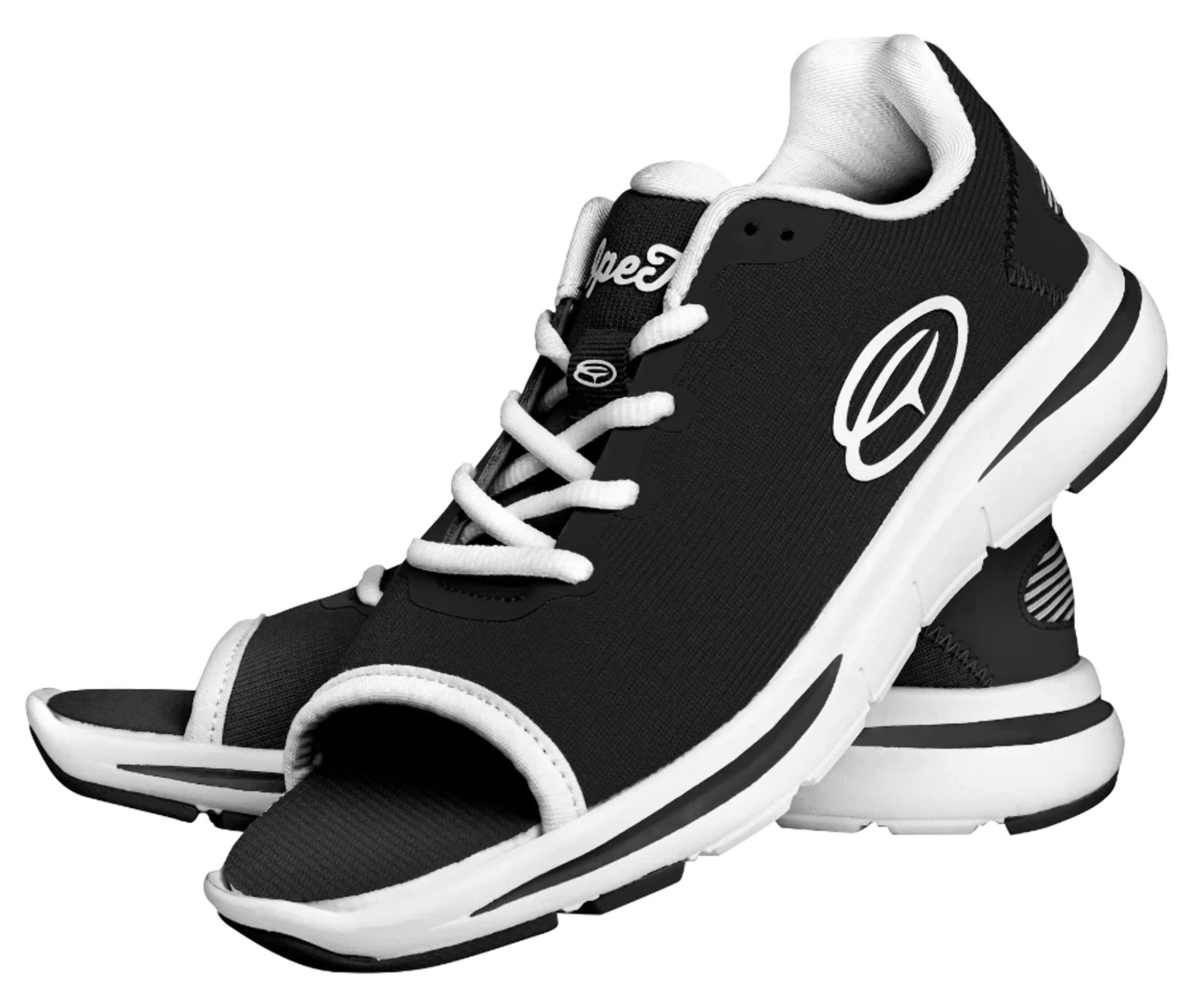 Women s Open Toe Sneaker Black
