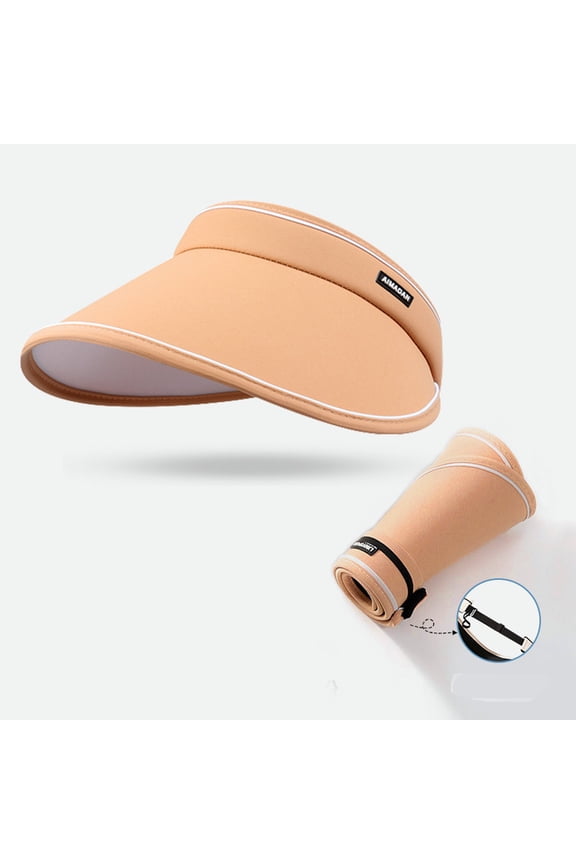 Women's Open-Top Sun Visor Hat Breezy UPF 50+ Sun Protection for Golf Tennis Beach Travel Foldable Packable Accessory